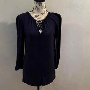 Elegant Navy Women's Top